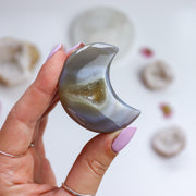 Druzy Agate Moon